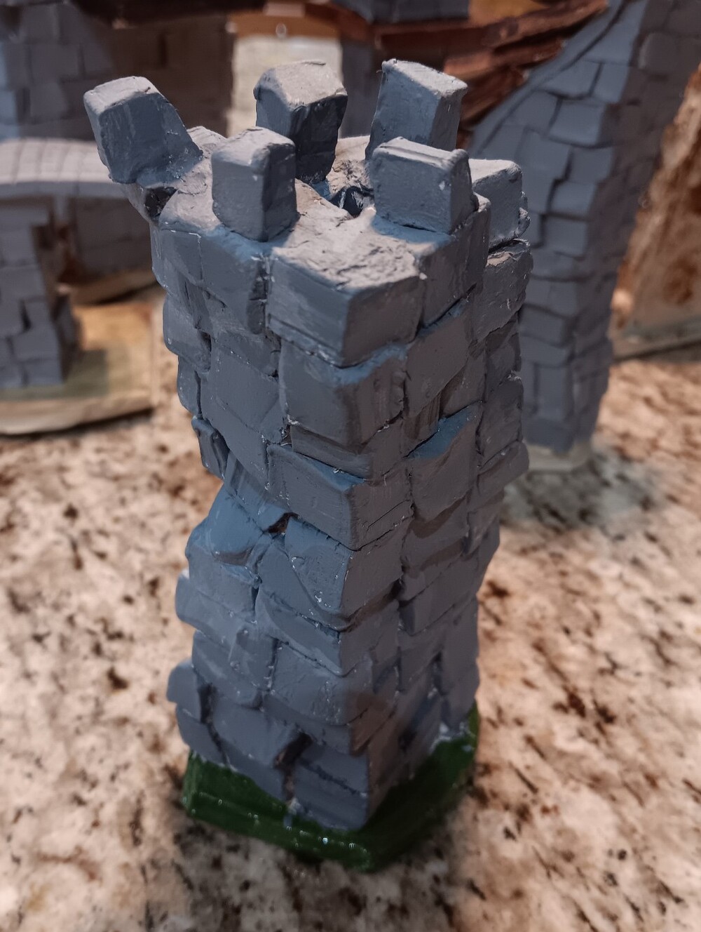 Ceramic Tower Sculpture - Picture 2 of 2
